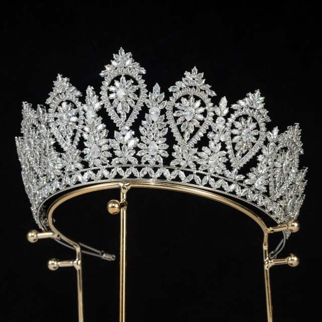 Zircon Hair Band Headwear Show Baroque Headband Hair Accessories Bride Crown