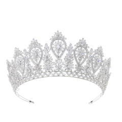 Zircon Hair Band Headwear Show Baroque Headband Hair Accessories Bride Crown