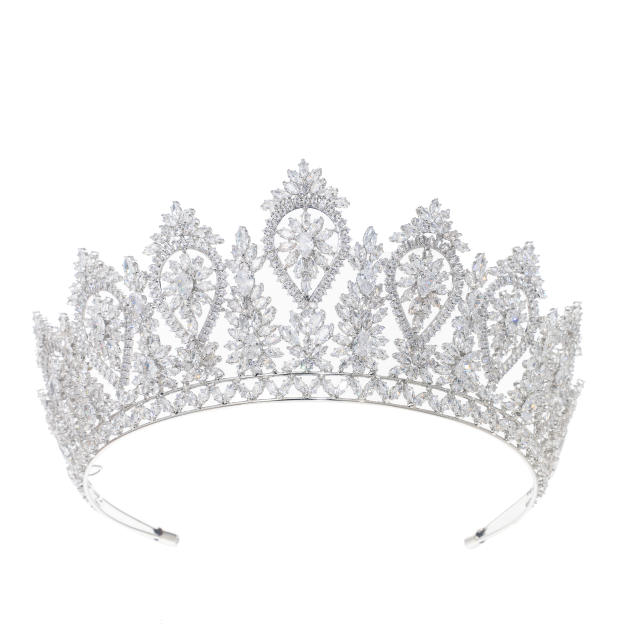 Zircon Hair Band Headwear Show Baroque Headband Hair Accessories Bride Crown