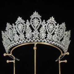Zircon Hair Band Headwear Show Baroque Headband Hair Accessories Bride Crown