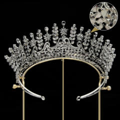 Korean bridal hair accessories Princess Crown wedding headdress zircon crown