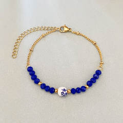Hot sale boho colorful bead Ceramic beads bracelet for women