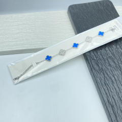 13MM four-leaf clover bracelet stainless steel bracelet for women