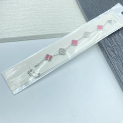 13MM four-leaf clover bracelet stainless steel bracelet for women