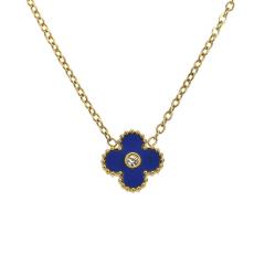 13MM Four-leaf Clover Diamond Necklace stainless steel necklace for women