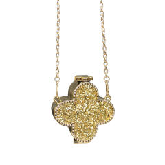 Colorful diamond clover box bag mini bag chain bag purse bag