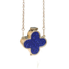 Colorful diamond clover box bag mini bag chain bag purse bag