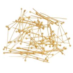 Stainless steel diy jewelry accessories vacuum plating 18k gold ball needle lobster buckle jump rings