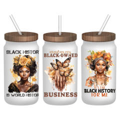 5pcs set punk trend beauty design UV stickers for cup