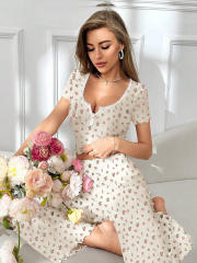Home Clothes Sexy Casual Fashion Sexy Short-sleeved Pants Pajamas Two-piece Suit for Women