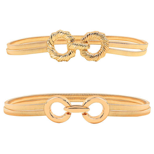 New Waist Chain Gold Spring Chain High Elastic Decorative Skirt belt