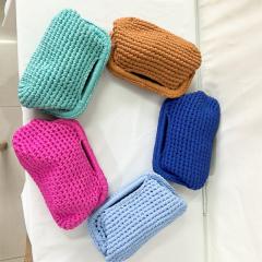New ladies handmade crocheted clip bag armpit bag chain bag