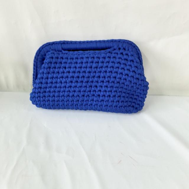 New ladies handmade crocheted clip bag armpit bag chain bag