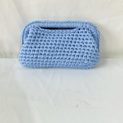 New ladies handmade crocheted clip bag armpit bag chain bag