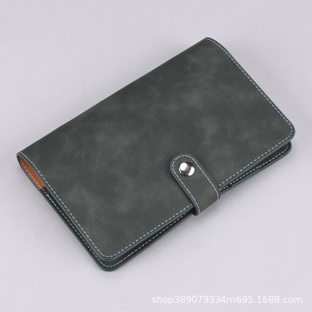 A6 fresh Japanese Hand Book simple buckle cash budget loose-leaf notebook portable notebook with pen holder