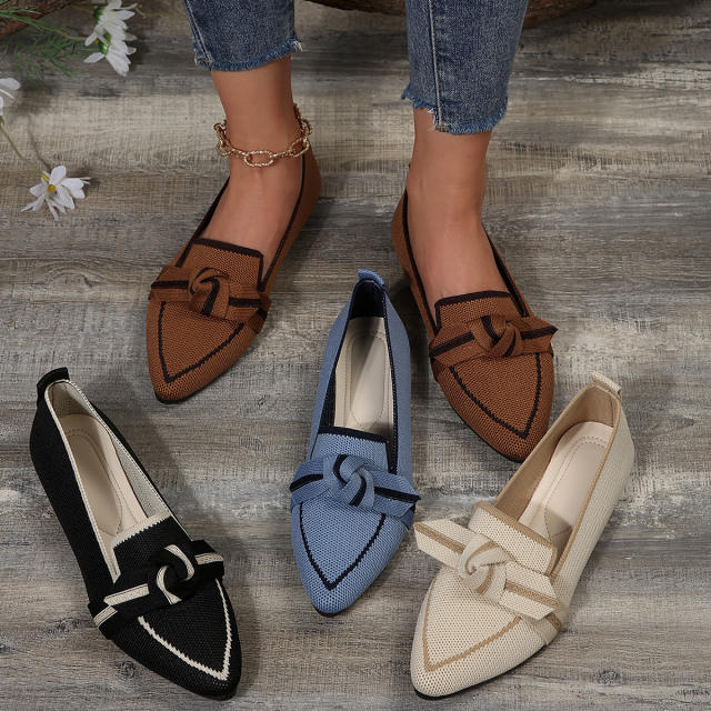 Plus size light pointed beanie women's shoes comfortable non-slip women's shoes