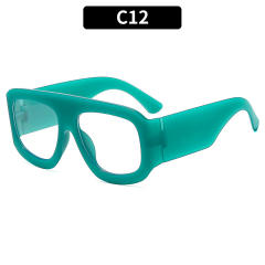 New square large frame sunscreen summer sunglasses