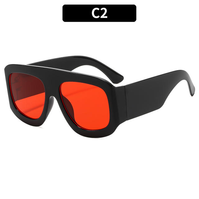 New square large frame sunscreen summer sunglasses