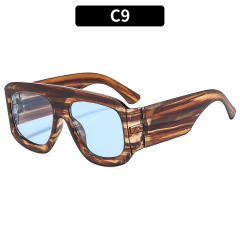 New square large frame sunscreen summer sunglasses
