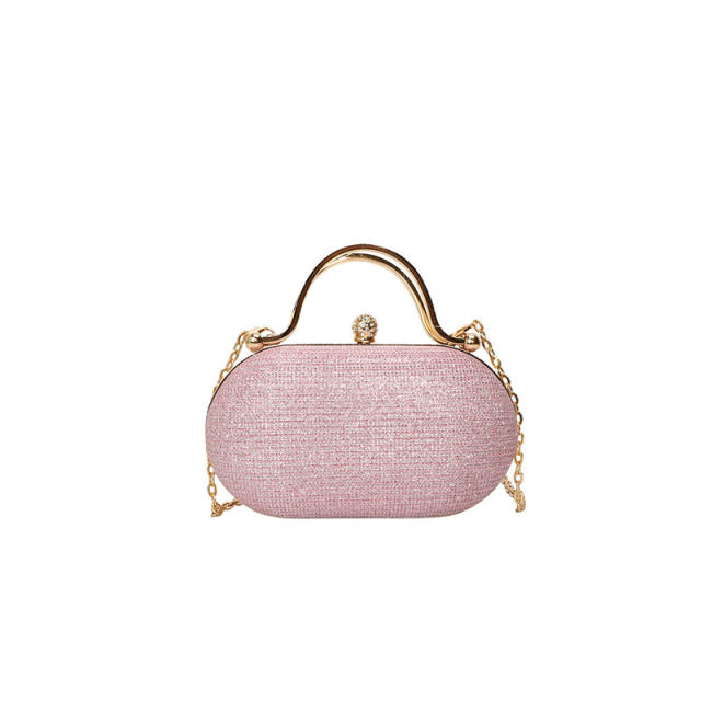 Handbag Women's New Fashion Evening Bag Elegant Socialite Small Fragrance StyleChain Diagonal Box Bag