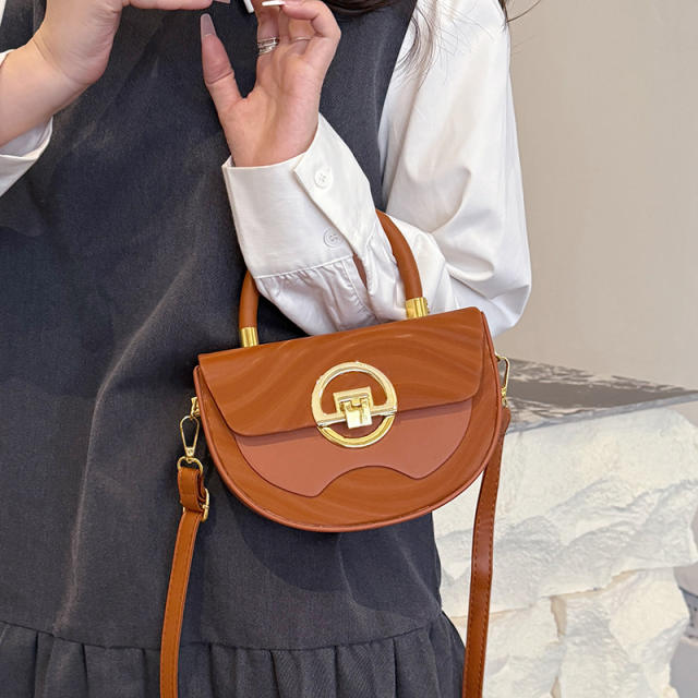 Popular saddle bag crossbody bag handbag for women