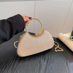 Handbag Women's 2025 New Fashion Evening Bag Elegant Celebrity Fragrant Style Bag Crossbody Bag