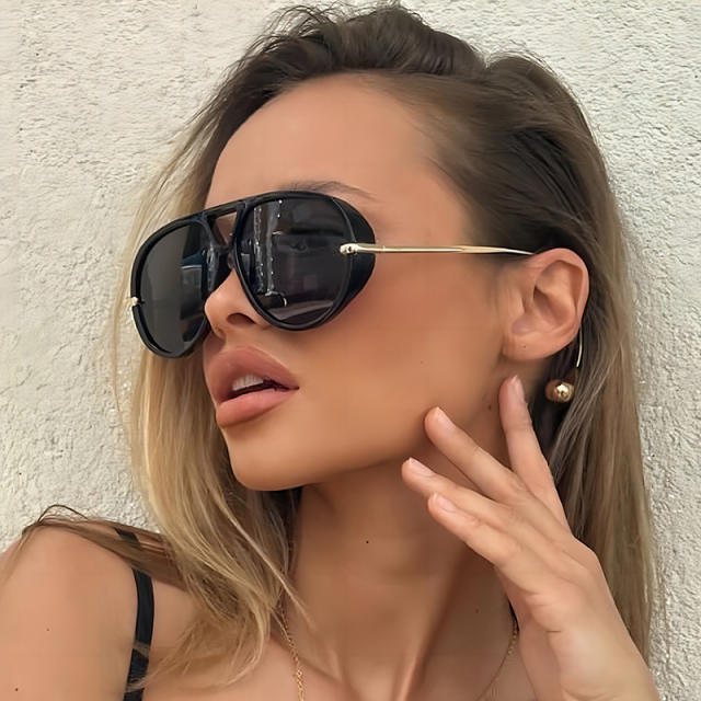 Fashion big frame ins toad sunglasses