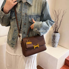 Hand Carrying Fashion Bag New Simple Casual Small Square Bag Crossbody Bag