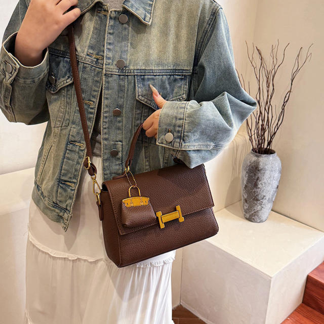 Hand Carrying Fashion Bag New Simple Casual Small Square Bag Crossbody Bag