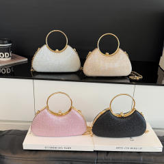 Handbag Women's 2025 New Fashion Evening Bag Elegant Celebrity Fragrant Style Bag Crossbody Bag