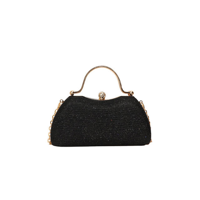 Handbag Women's New Fashion Evening Bag Elegant Socialite Small Fragrance StyleChain Diagonal Box Bag