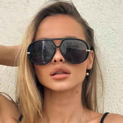 Fashion big frame ins toad sunglasses