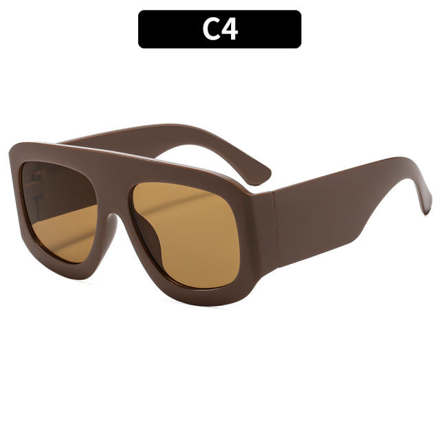 New square large frame sunscreen summer sunglasses
