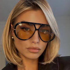 Fashion big frame ins toad sunglasses