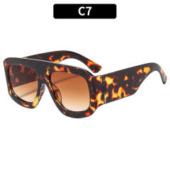 New square large frame sunscreen summer sunglasses