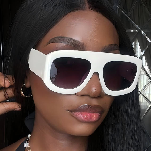 New square large frame sunscreen summer sunglasses