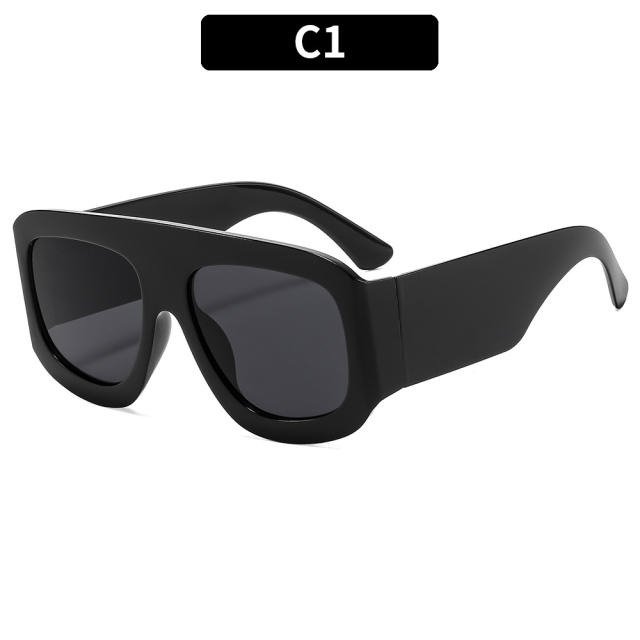 New square large frame sunscreen summer sunglasses