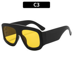 New square large frame sunscreen summer sunglasses