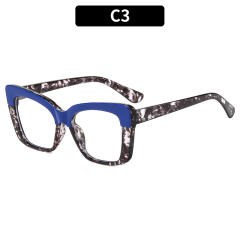 Square shape color matching reading glasses