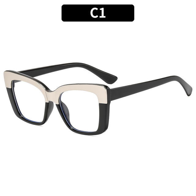 Square shape color matching reading glasses