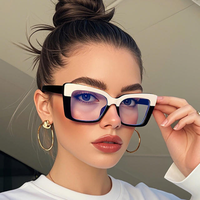 Square shape color matching reading glasses