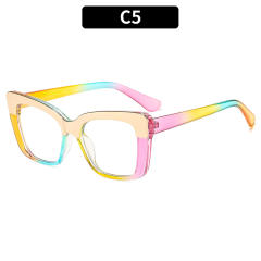 Square shape color matching reading glasses