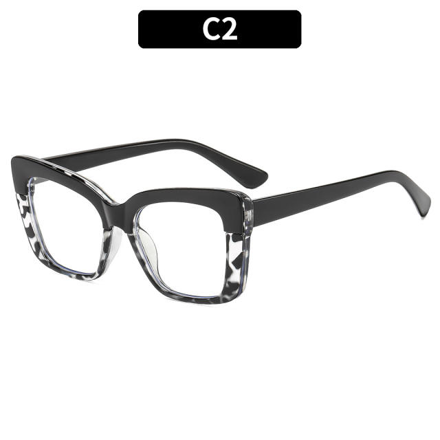 Square shape color matching reading glasses