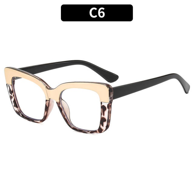 Square shape color matching reading glasses
