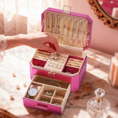 New design hot sale large capacity jewelry box