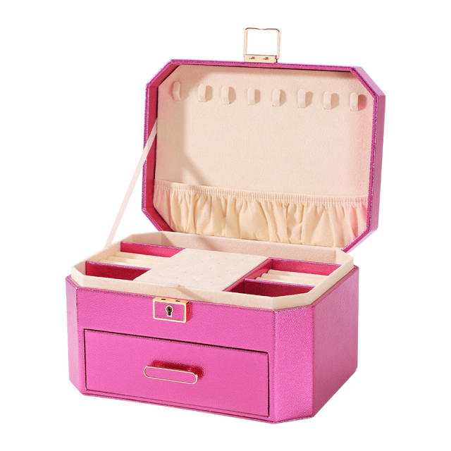 New design hot sale large capacity jewelry box