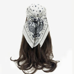 Autumn winter paisley pattern square scarf head scarf