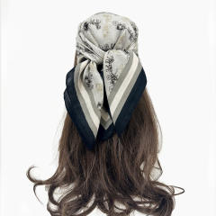 Autumn winter paisley pattern square scarf head scarf