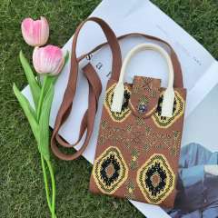 Holiday coloful kniited phone bag crossbody bag