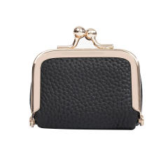 New Women's Coin Purse Genuine Leather Mini Earrings Ring Necklace Jewelry Box